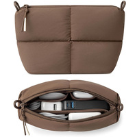 Pochette matelassée personnalisée grande capacité, organiseur de voyage, pochette pour accessoires électroniques, câbles, cosmétiques