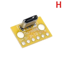 Prise micro femelle horizontale verticale carte PCB carte de soudage USB prise mâle MICRO Android prise de charge prise de téléphone