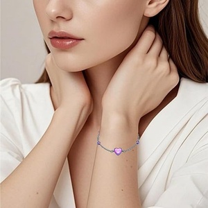 Pulsera Urna para Cenizas de Mascotas con Forma de Corazón, de Acero Inoxidable, con Cordón Ajustable, Joyería Conmemorativa para Perros y Gatos, con Logotipo Personalizado - Product Image 5
