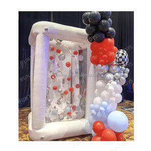 ตู้โชว์เครื่องเป่าเงินแบบพองได้ลูกบาศก์เงินสดผ้าอ๊อกซ์ฟอร์ด - Product Image 3