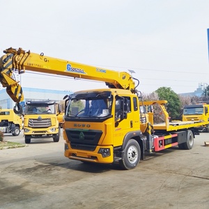 Service de <span class=keywords><strong>d</strong></span>épannage sécurisé HOWO 8, 10 et 12 tonnes, Camion de <span class=keywords><strong>remorquage</strong></span> et de <span class=keywords><strong>d</strong></span>épannage à plateau avec bras de levage, Camions de <span class=keywords><strong>remorquage</strong></span> et <span class=keywords><strong>d</strong></span>épanneuses - Product Image 2