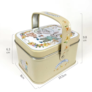 Caja de Regalo Creativa Portátil, Divertida y Linda con Diseño de Conejo, Pequeña y Exquisita Caja de Regalo de Aluminio - Product Image 3