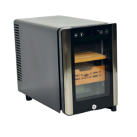 Boîte à cigares électronique de luxe en bois de cèdre Armoire à cigares 100CT Armoire à cigares de grande capacité avec humidificateur