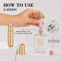 Proveedor Profesional de Atomizadores de Perfume Recargables de Viaje de 5 ml con Fondo de Aluminio Personalizados