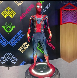 Statua <span class=keywords><strong>Marvel</strong></span> <span class=keywords><strong>Avengers</strong></span> 1:1 a grandezza naturale di Iron Man Mark VII (MK7) con luci LED, in resina di fibra di vetro verniciata, a forma di gufo, da collezione e decorativa - Product Image 5