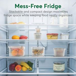 Food Grade PP+<b>SILICON</b> RING Injection Molded Microwave Airtight <b>Waterproof</b> Freezer Safe Multifunction Kitchen Food Storage - Product Image 2