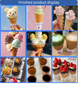 Machine à cornets de crème glacée électrique 40 têtes, pour la fabrication de cornets de gaufres - Product Image 6