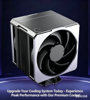 Refroidisseur d'air pour processeur CoolerMaster Hyper 612Apex, 6 caloducs, deux ventilateurs PWM Mobius120P, boucle cuivre-aluminium, roulements dynamiques