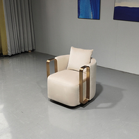 Meubles Pinzhi personnalisé élégant luxe confortable moderne loisirs chaise d'appoint salon bras canapé meubles de salon