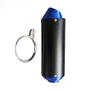 Piezas para Motocicletas Todoterreno, Silenciador de Escape de Aluminio CNC con Diseño de Boca de Pez, Colorido - Product Image 3