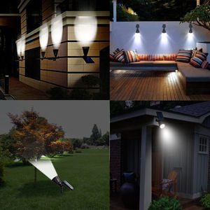 IP65 Panel solar impermeable Power Garden Backyard Outdoor Landscape Mini Kit de lámpara de decoración Luz de césped - Product Image 3
