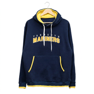 Sweat-shirts à capuche personnalisés avec impression de logo, 100% coton, polaire d'hiver, fermeture éclair, OEM/ODM, broderie, respirant, unisexe, poche, 370g - Product Image 1