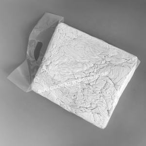 Chiffons en coton blanc 100% pour le nettoyage de machines de précision, chiffons en coton blanc 50 lb - Product Image 1