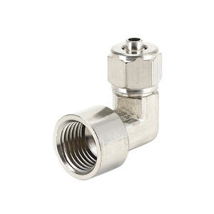 <b>Quick</b>-Connect Nickel-Plated Copper Fitting External PL6-02 Elbow Internal Thread <b>Quick</b> <b>Connector</b> PC Model Pneumatic Parts - Product Image 3