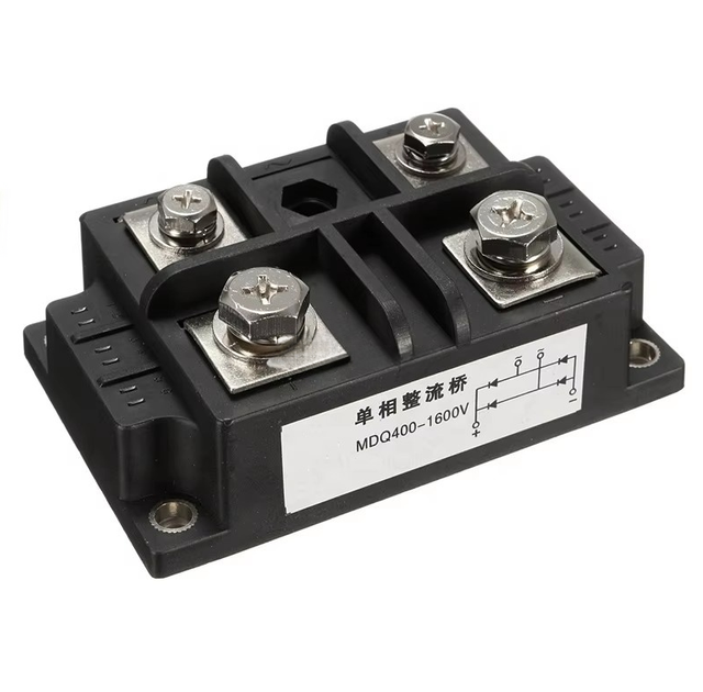 400A Amp 1600V Power Single Phase Diode Metal Case Bridge Rectifier 4 Pins