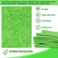 Rouleau de serviette en microfibre détachable de 12x12 pouces 75 /50 /100 Pack serviette de nettoyage en microfibre pour le nettoyage des vitres de cuisine de voiture