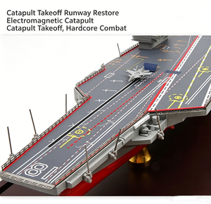 Modelo de <span class=keywords><strong>Portaaviones</strong></span> <span class=keywords><strong>Fujian</strong></span> 003 de Aleación Terbo 1:700 con Expulsión Electromagnética y Vitrina de Exhibición para Aficionados - Product Image 4