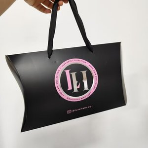 Tùy chỉnh in ấn logo bán buôn Đen Cmyk in Gối hộp/3 bó của phần mở rộng tóc bao bì - Product Image 4