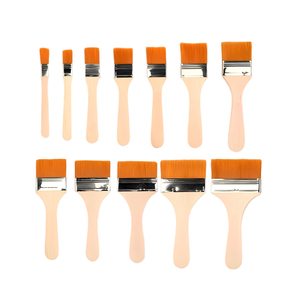 <span class=keywords><strong>Pinceau</strong></span> à <span class=keywords><strong>peinture</strong></span> en nylon Art <span class=keywords><strong>Pinceau</strong></span> à l'huile avec manche en bois pour barbecue, art, mur, bricolage - Product Image 1