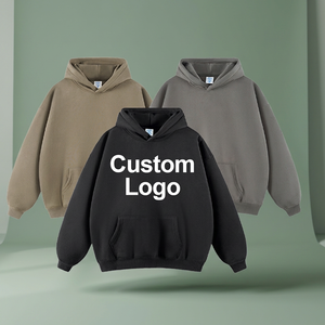 Sudadera con Capucha Extra Grande de Alta Calidad, Sin Cordones, Mezcla de Poliéster/Algodón, Personalizable con Logotipo Bordado o Impreso al por Mayor para Hombre - Product Image 4