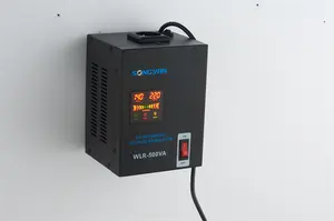 エアコン用10kva20kvaウォールマウント電気機器スタビライザー電圧レギュレーター