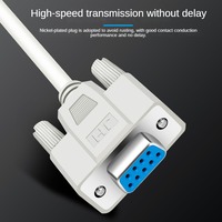 Cable Serial DB9 de 9 Pines RS232 para Monitor de Computadora, Cable de Datos para Puerto COM, Máquina de Grabado, Conexión Directa