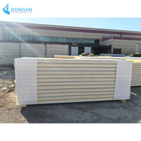 Panneaux sandwich isolés en polyuréthane PU et aluminium ondulé pour tuile de toiture