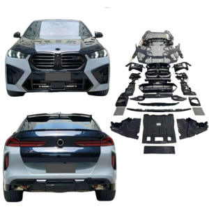 Kit carrosserie de style X6m 2024 pour BMW <span class=keywords><strong>X6</strong></span> G06 Pare-chocs avant et arrière Diffuseur Spoiler Capot. - Product Image 1