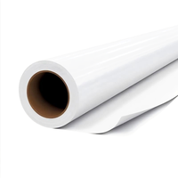 Rouleau de vinyle auto-adhésif brillant en PVC polymérique, film d'emballage pour moto, scooter, vélo électrique, flexible, haute adhérence, imprimable aux solvants écologiques et aux UV