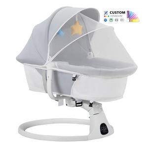 Cuna eléctrica multifuncional <span class=keywords><strong>para</strong></span> bebé, cuna basculante portátil, gorila musical <span class=keywords><strong>para</strong></span> sillas de recién nacido, cesta, columpio <span class=keywords><strong>para</strong></span> bebé - Product Image 1