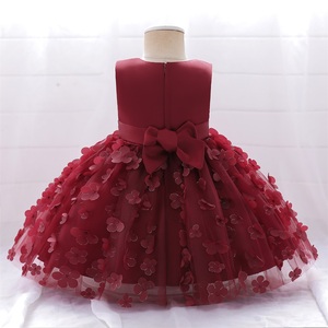 Cute Princess-Style <strong>Flower</strong> <strong>Girl</strong> <strong>Dress</strong> for Kids Mini Wedding Party Garments with Lace Decoration for Children Age Group - Product Image 6