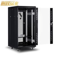 Armoire serveur élégante en acier laminé à froid personnalisable TB 22U Dimensions 600*600*1200mm Armoire réseau pour centre de données