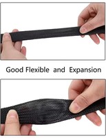 꼰 확장 가능한 절연 슬리브 케이블 슬리브 PE PET 크기 16 mm 19 mm 25 mm 32 mm 38 mm