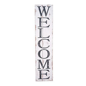 Panneau de bienvenue en <span class=keywords><strong>bois</strong></span> vieilli rustique personnalisé plaque murale pour porte d'entrée - Product Image 1