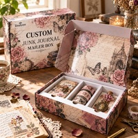 Boîte d'expédition personnalisée pour accessoires au crochet, en carton ondulé E, rigide, double face, impression CMJN