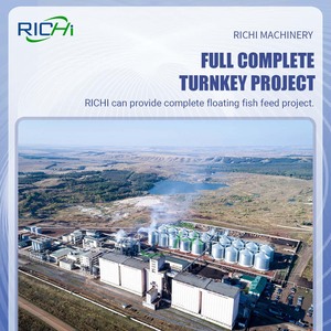 Richi CE chứng nhận 1-2t/h cá da trơn cá rô phi nhà máy thức ăn cho cá - Product Image 4