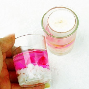 Clear Fayer Color Smokeless Ocean <strong>Valentines</strong> Scented Gel Wax Jelly <strong>Candle</strong> - Product Image 6