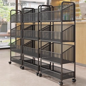 Présentoir <span class=keywords><strong>de</strong></span> supermarché Snack & Beverage Food Étagère en métal mobile multicouche Internet Celebrated Support <span class=keywords><strong>de</strong></span> <span class=keywords><strong>stockage</strong></span> pratique - Product Image 1