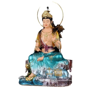Estatua <span class=keywords><strong>de</strong></span> <span class=keywords><strong>Buda</strong></span> del Bodhisattva Manjushri Samantabhadra, fundida y pulida a mano, para culto en el hogar, adorno <span class=keywords><strong>de</strong></span> <span class=keywords><strong>los</strong></span> Tres Santos <span class=keywords><strong>de</strong></span> Avatamsaka - Product Image 5