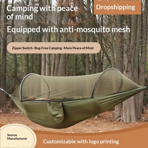 เปลญวนกันยุงแบบเปิดเร็วสำหรับกลางแจ้ง Sunny Day Outdoors  ทำจากไนลอน รับน้ำหนักได้ 250 กก. เหมาะสำหรับตั้งแคมป์พักผ่อน - Product Image 4