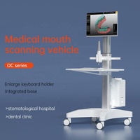 Le meilleur prix chariot de balayage oral dentaire avec support de moniteur et support de scanner oral chariot de clinique dentaire pour clinique hospitalière