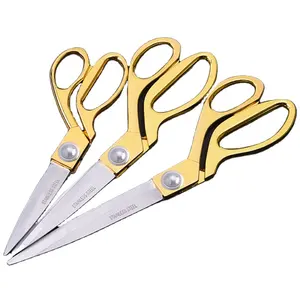 8.5 9.5 10.5nch Rainbow Craft Tailor Scissors Metallic Shears Knife Heavy Duty Stainless Steel Professional Fabric Dressmaker