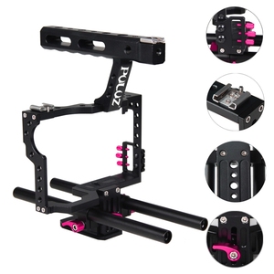 Stabilisateur de poignée de cage de caméra PULUZ pour <span class=keywords><strong>Sony</strong></span> A7 A7S <span class=keywords><strong>A7R</strong></span>, A7 II A7 <span class=keywords><strong>III</strong></span> <span class=keywords><strong>A7R</strong></span> IV, A6000 A6500, A6300 pour DMC-GH4 Lumix - Product Image 6