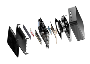 Mini PC máy tính xách tay biểu tượng tùy chỉnh CPU N100 <span class=keywords><strong>8</strong></span> lõi <span class=keywords><strong>8</strong></span> chủ đề RAM 16 + 512GB đĩa cứng dọc máy vi tính kim loại cơ thể Mini PC - Product Image 4