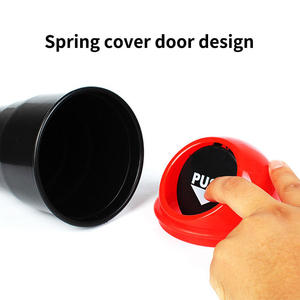 Portavasos automotriz Cubo de basura Pequeño Mini Basura de coche Organizadores de coche multifunción Cubo de basura Cubo de almacenamiento interior - Product Image 4