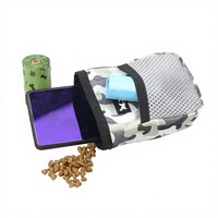 Sac de dressage pour chien LKS LKS400, sac à friandises portable pour extérieur, mini sac banane pour animaux de compagnie, rangement pour téléphone, accessoires pour promenade canine