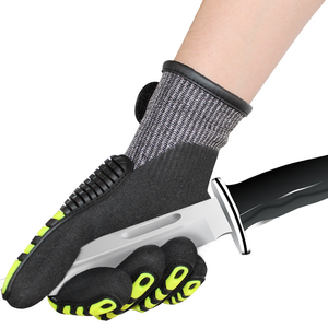 Gants de travail de sécurité résistants aux coupures et à l'usure, résistance aux impacts de niveau 5, fabrication sur mesure NASI - Product Image 2