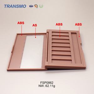 Étui à fards à paupières personnalisé carré, étui à palette de fards à paupières rose clair, 8 couleurs, étui à fards à paupières - Product Image 3