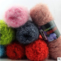 Direktverkauf ab Werk Handgestricktes Dickes Wollmischgarn Anti-Pilling Ringgesponnen Gefärbt