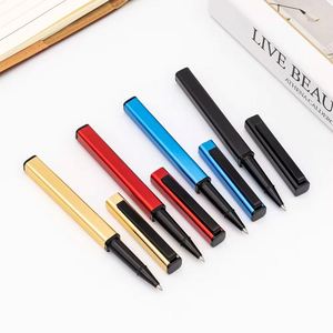 Square Business Metal Rollerball <b>Pen</b> Light Luxury Gel <b>Pens</b> with Custom logo Slim Signature <b>Pen</b> for Corporate Promotion - Product Image 4